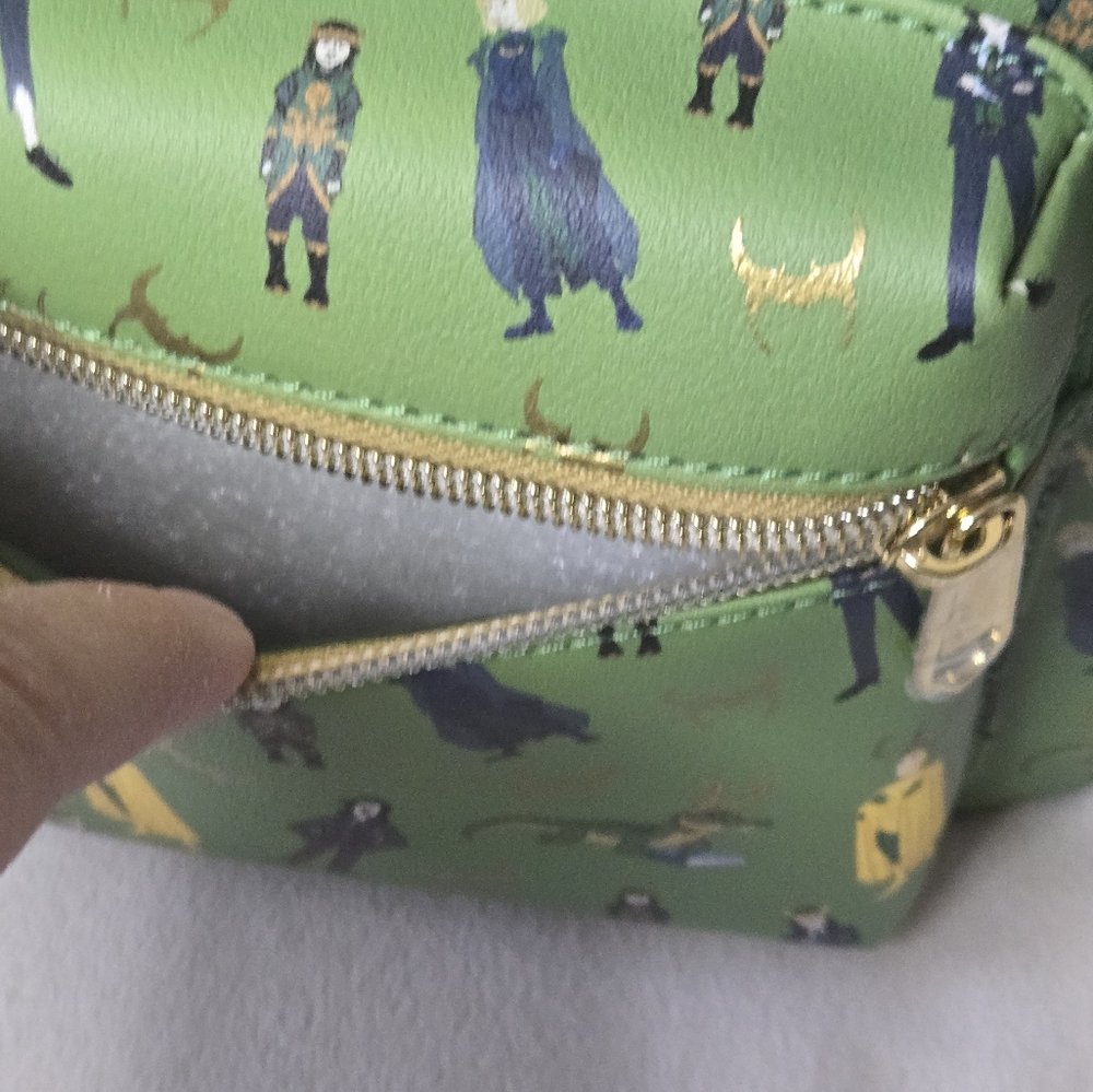 Loungefly Disney Marvel Loki Multiverse Variants Mini Backpack NWT - Picture 7 of 13